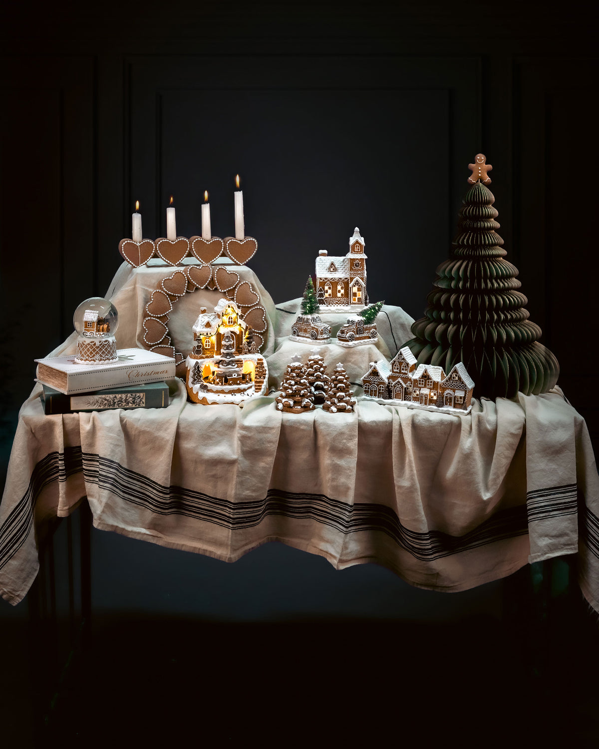 Alot LED Lykta Pepparkakshus