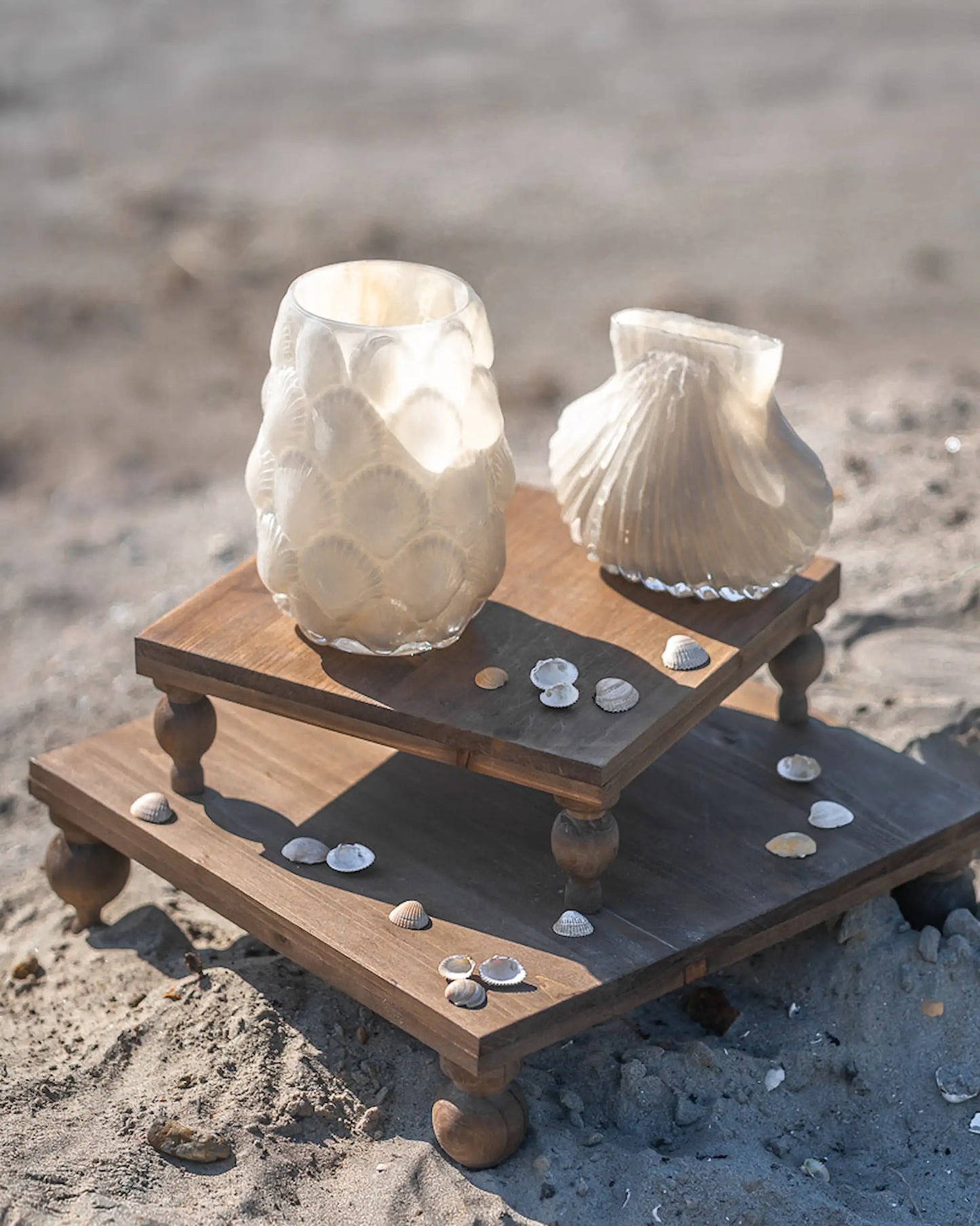 Alot Vas Snäcka Beige