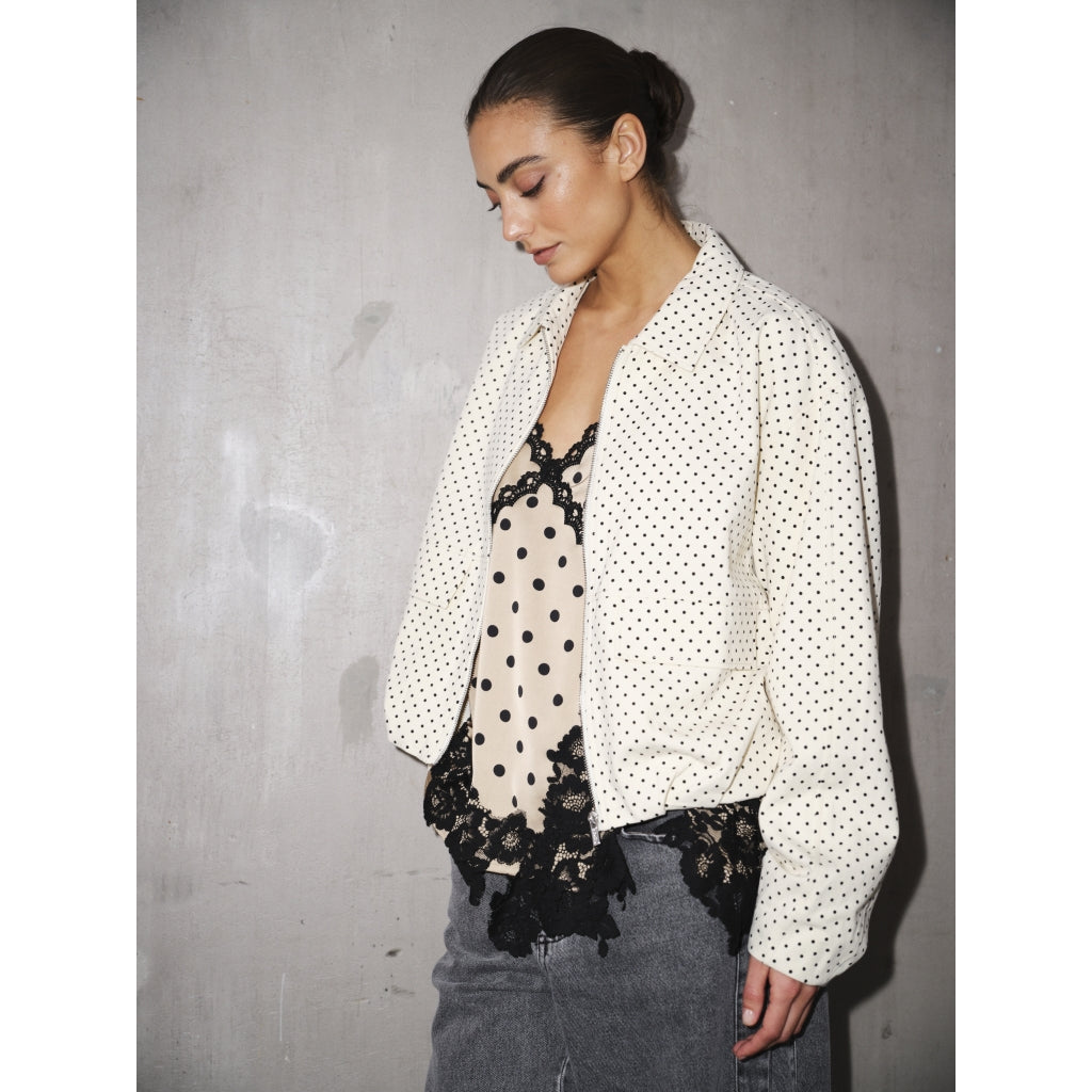 Gossia Dove Jacka Vit Polka dot