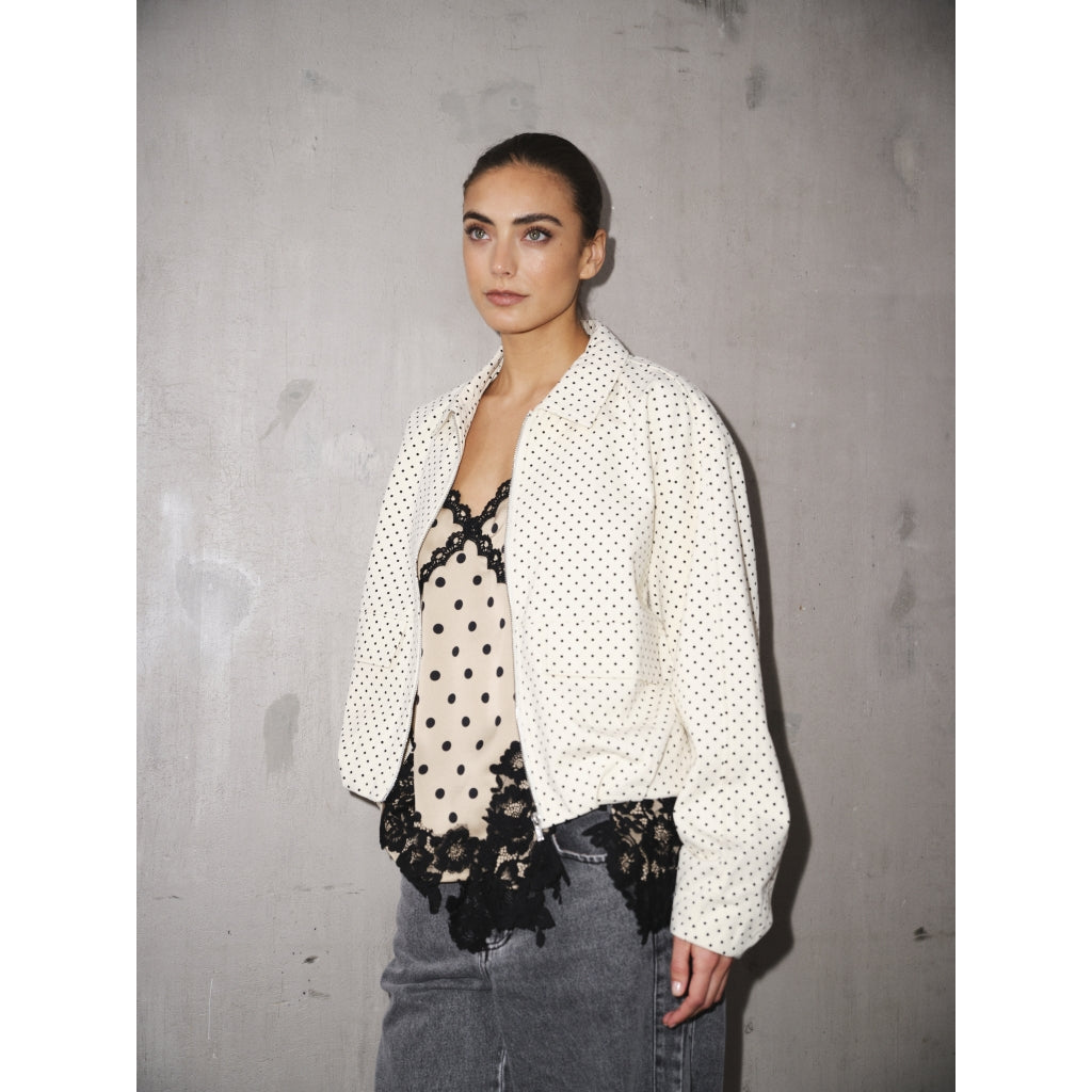 Gossia Dove Jacka Vit Polka dot