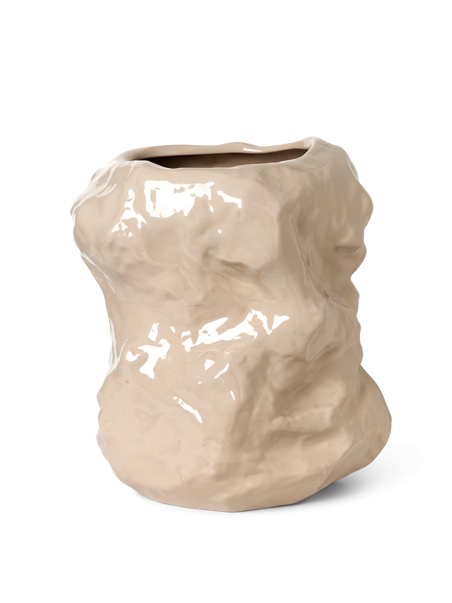Ferm Living Tuck Vase - Cashmere