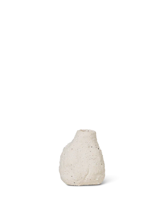 Ferm Living Vulca Mini Vase - Off-white Stone