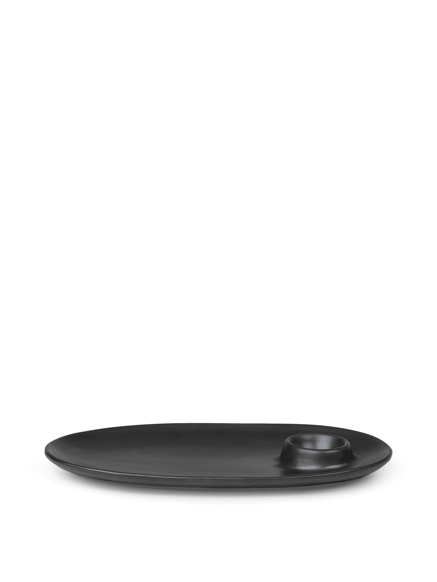 Ferm Living Flow Breakfast Plate - Black