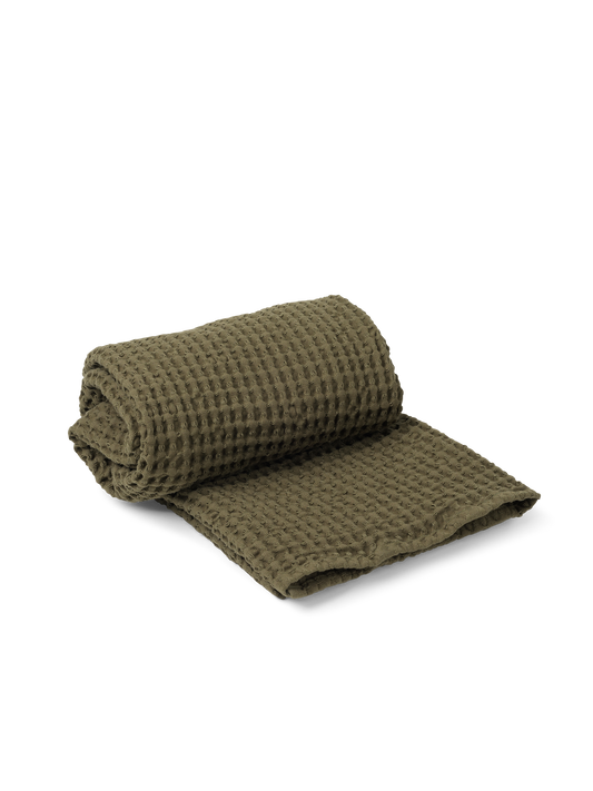 Ferm Living Organic Badhandduk - Olive