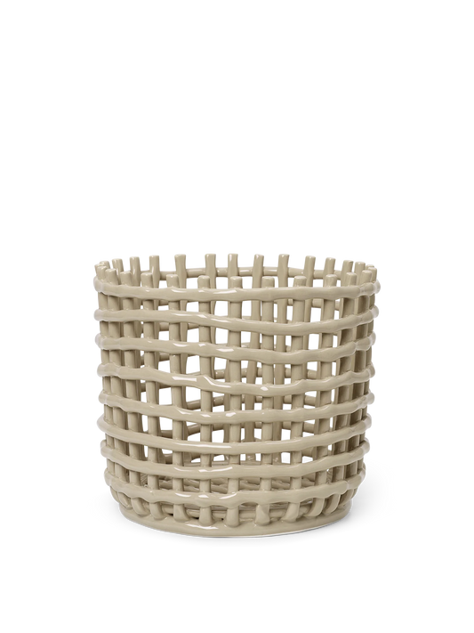 Ferm Living Ceramic Basket - Large