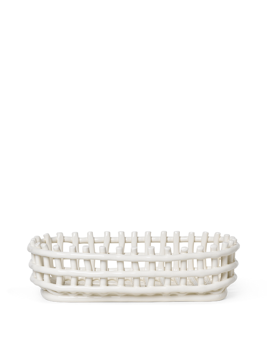 Ferm Living Ceramic Basket - Oval