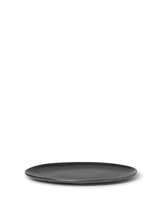 Ferm Living Flow Plate - Large - Black