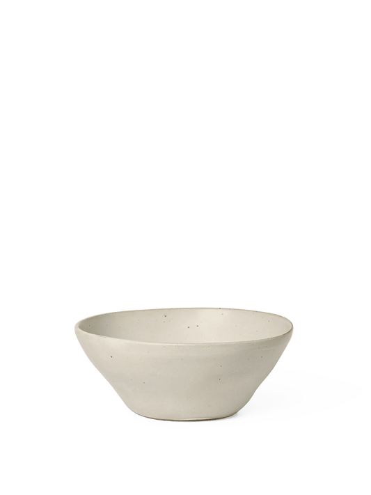 Ferm Living Flow Bowl - Medium - Off-white Speckle