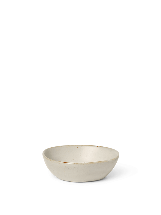 Ferm Living Flow Bowl - Small - Off-white Speckle