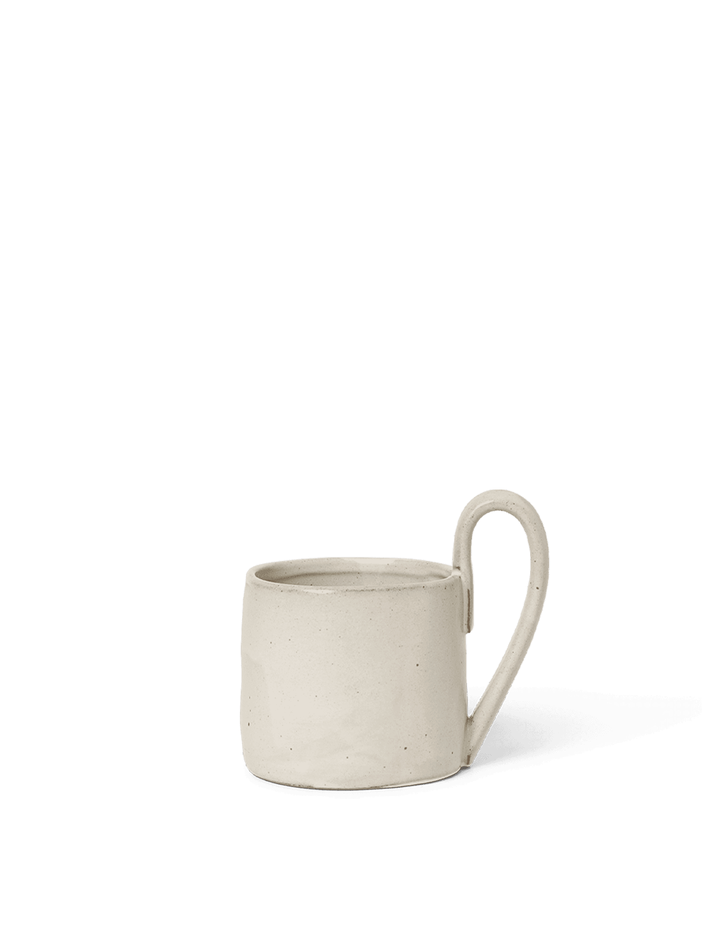 Ferm Living Flow Mug - Off-white Speckle