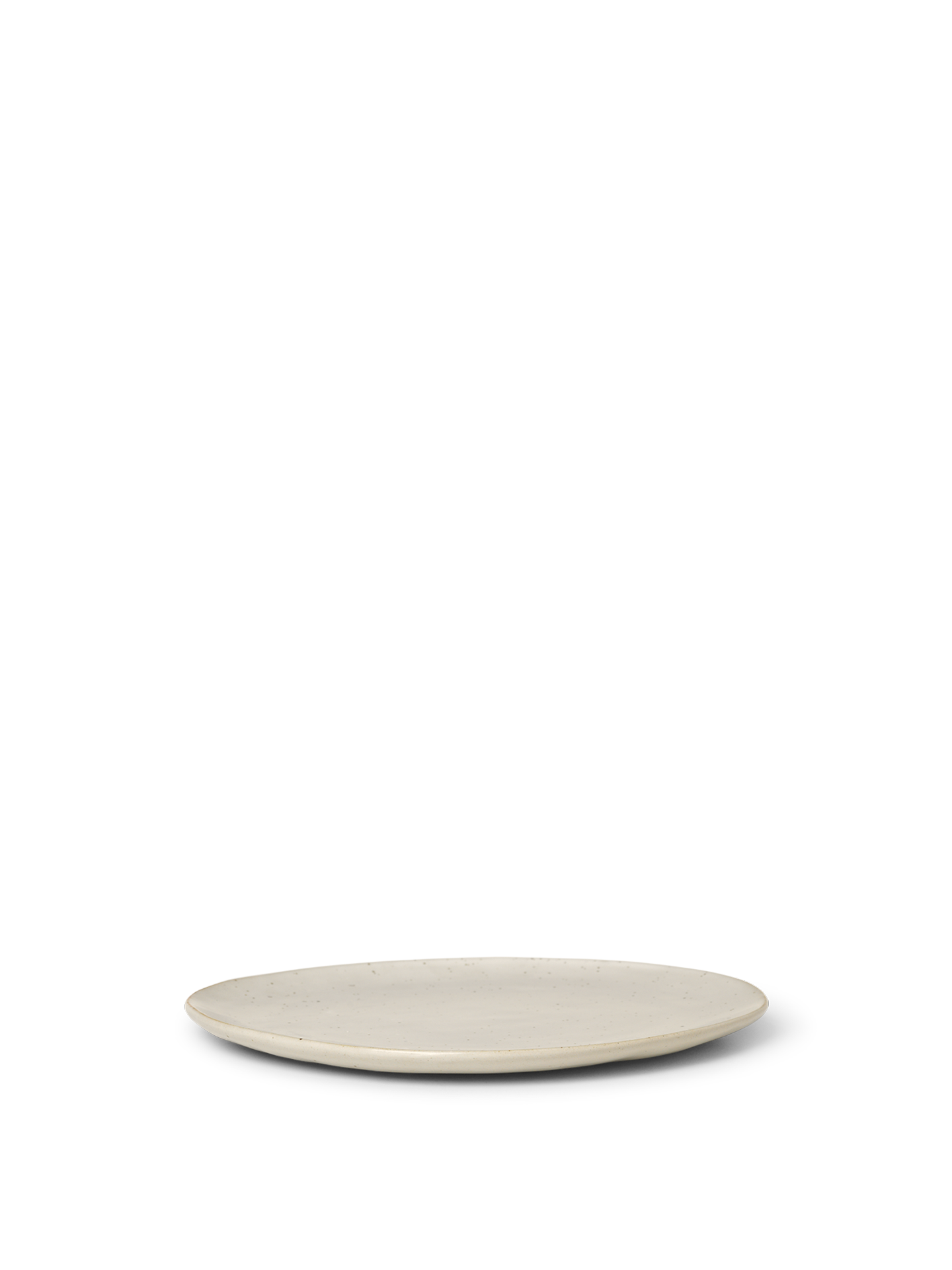 Ferm Living Flow Plate - Medium - Off-white Speckle