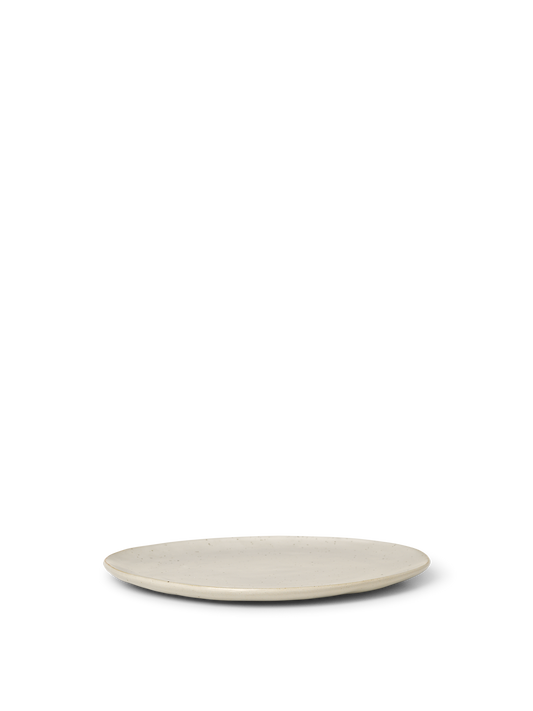 Ferm Living Flow Plate - Medium - Off-white Speckle
