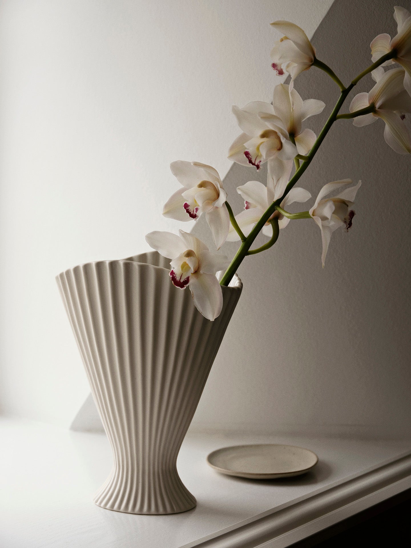 Ferm Living Fountain Vase - Large - Off-White