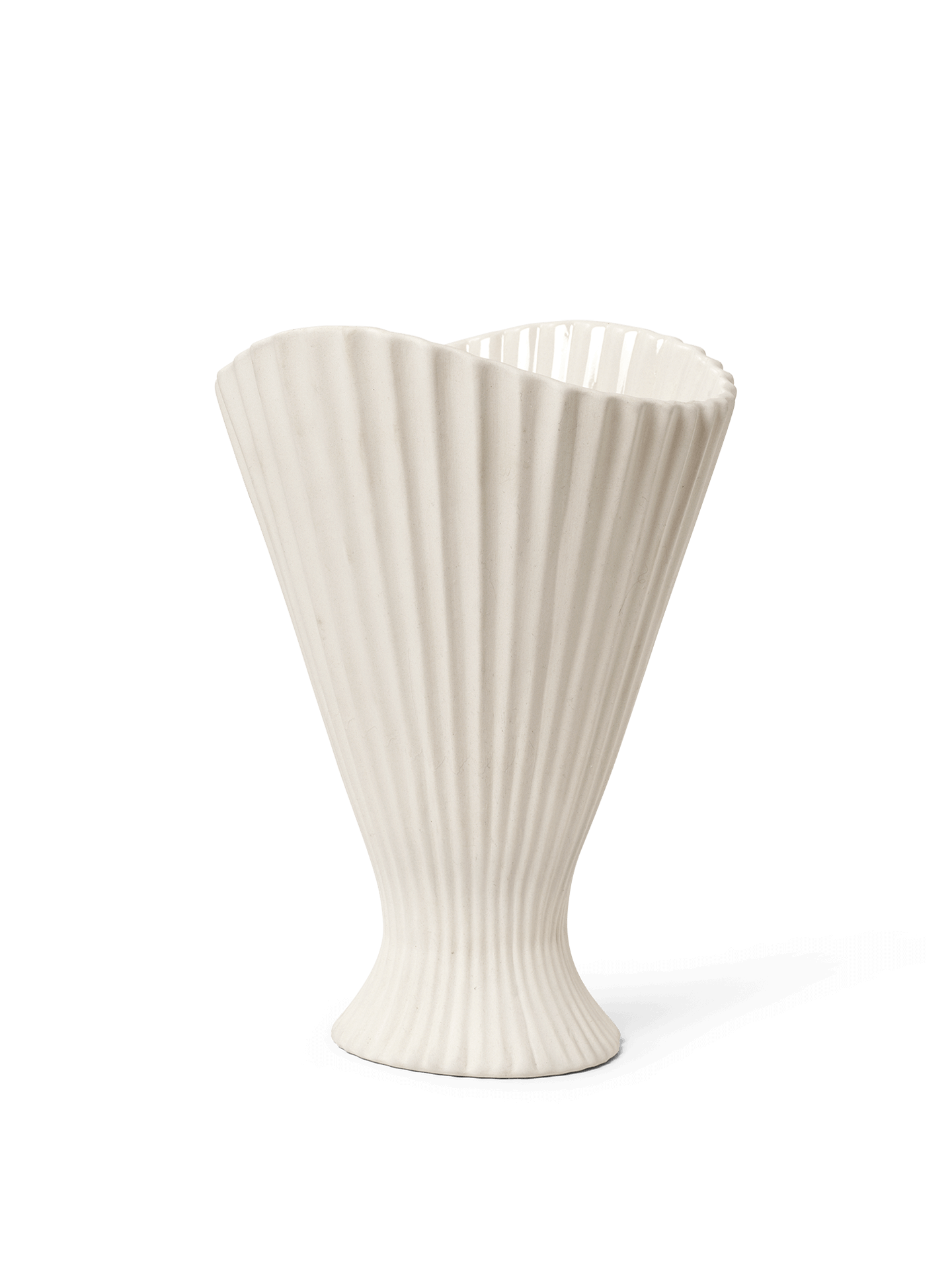 Ferm Living Fountain Vase - Large - Off-White