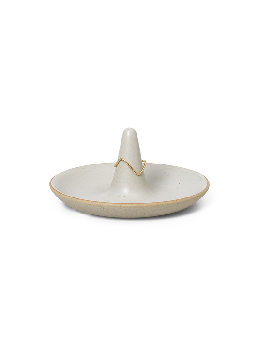 Ferm Living Ring Cone - Off-white Speckle