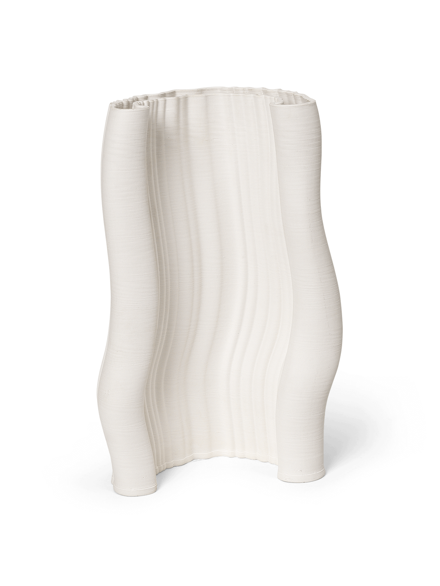 Ferm Living Moire Vas - H30 - Off-White