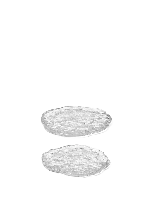 Ferm Living Momento Glass Stones - S - Set of 2 - Clear