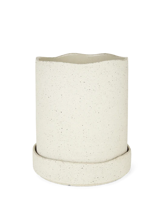Ferm Living Uneru Pot- 16cm - White