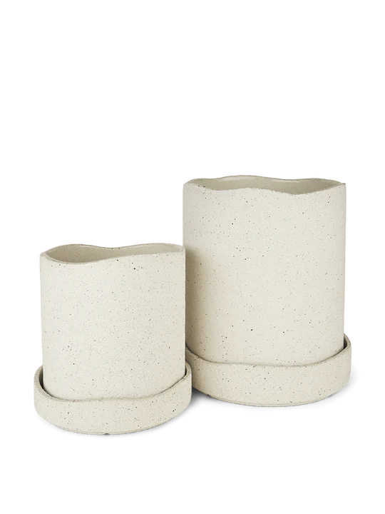 Ferm Living Uneru Pot- 16cm - White