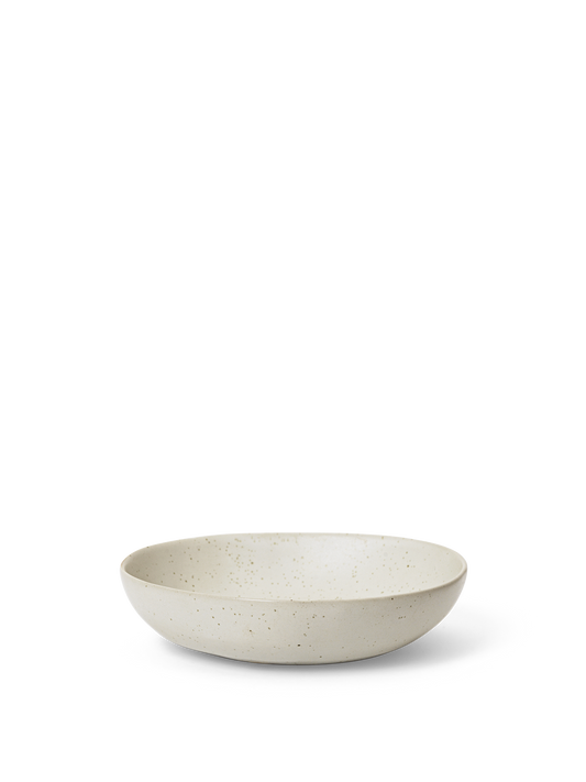 Ferm Living Flow Bowl - Large - Off-white Speckle