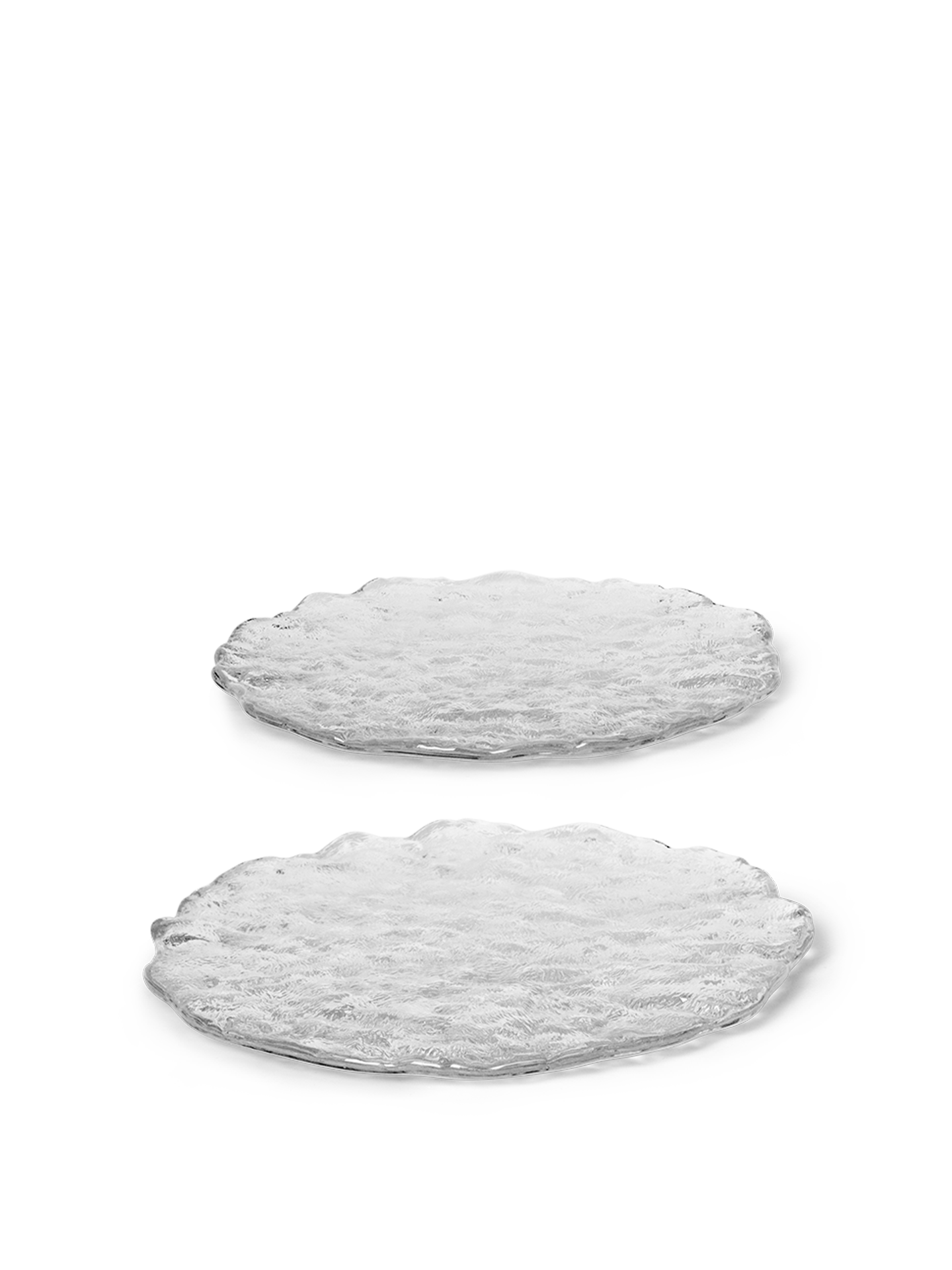 Ferm Living Momento Glass Stones - L - Set of 2 - Clear