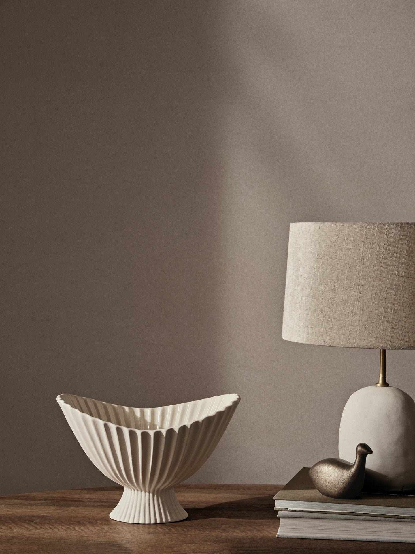 Ferm Living Fountain Bowl - 28 - Off-white
