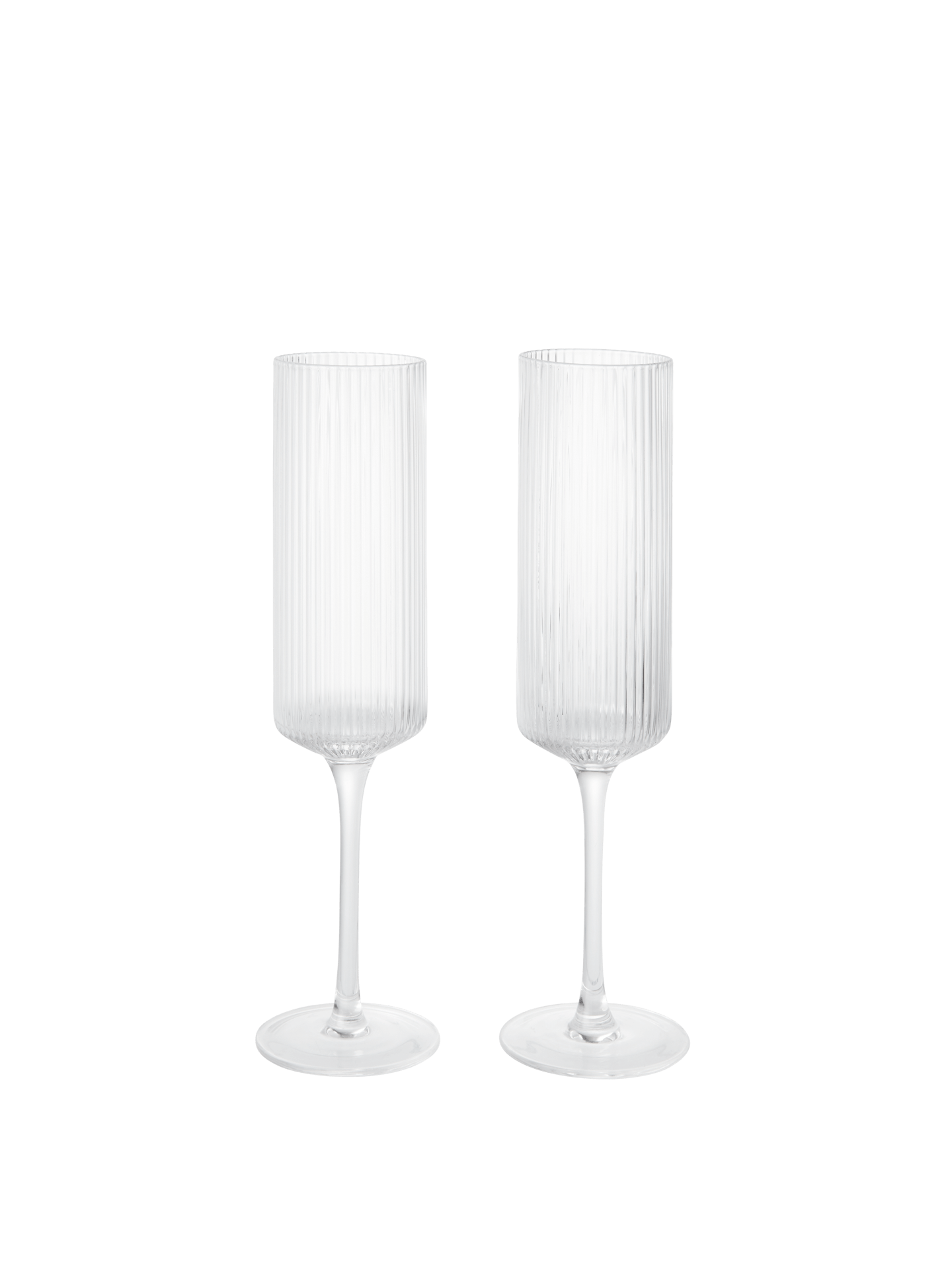 Ferm Living Champagneglas Flutes 2-p Klar