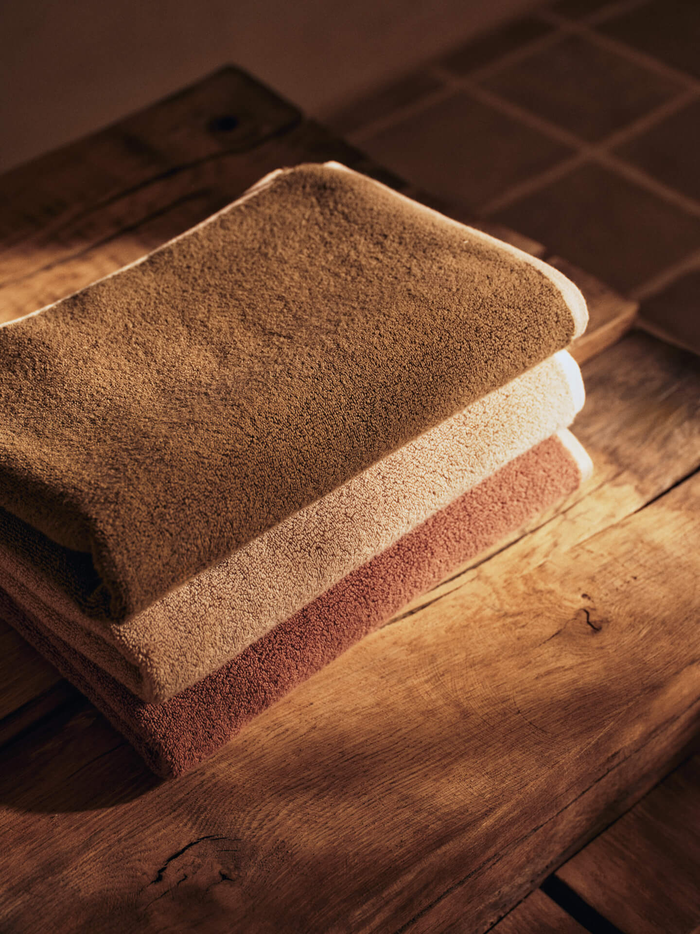 Ferm Living Ekko Handduk Kashmir/Off-white