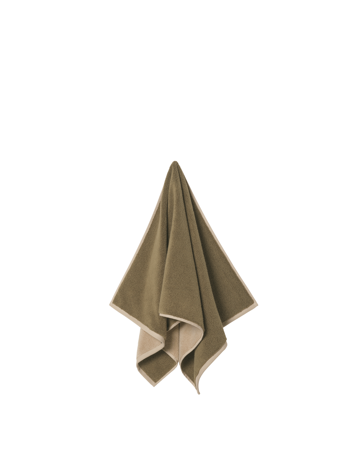 Ferm Living Ekko Handduk Olive/Kashmir