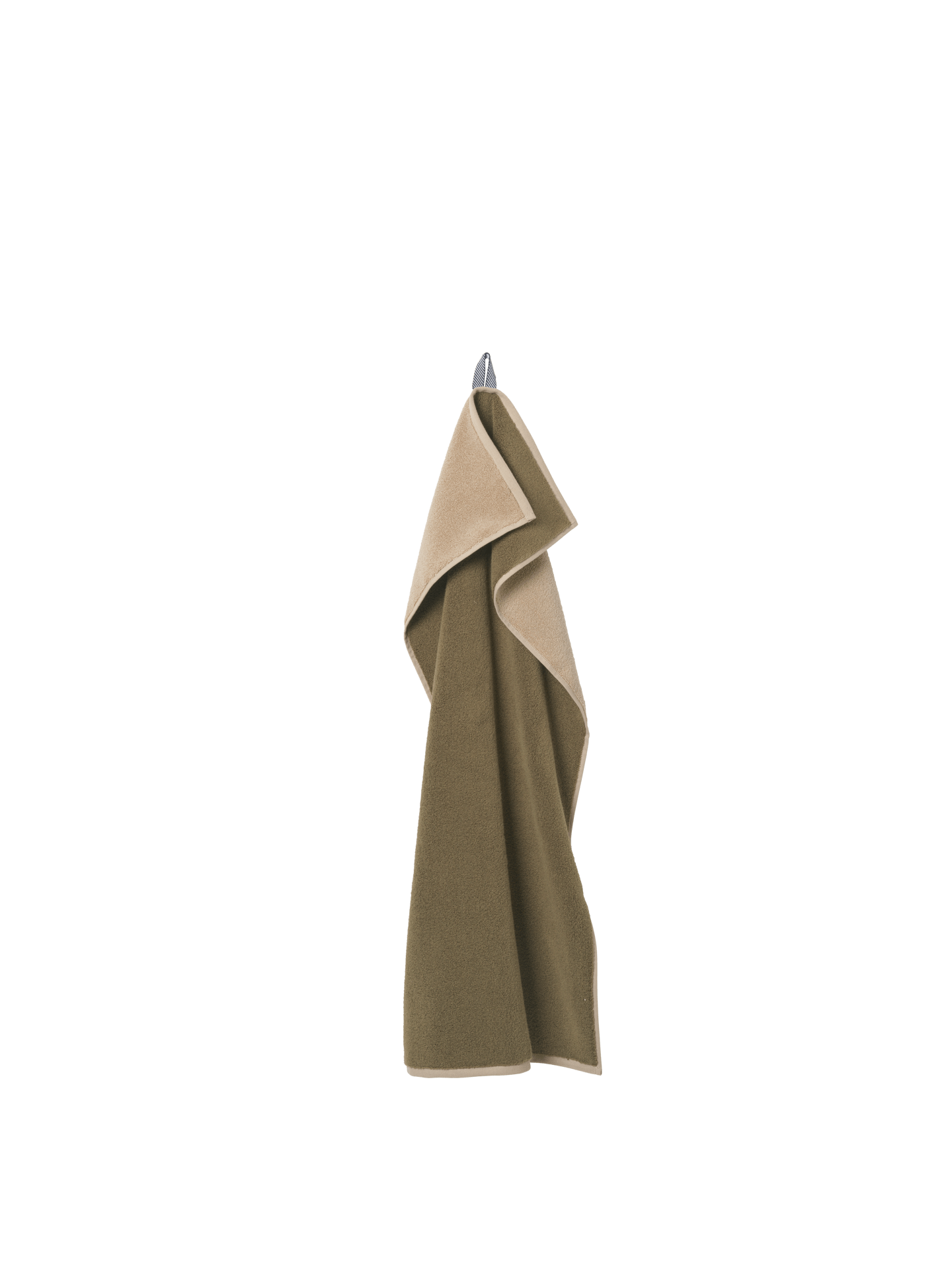 Ferm Living Ekko Handduk Olive/Kashmir