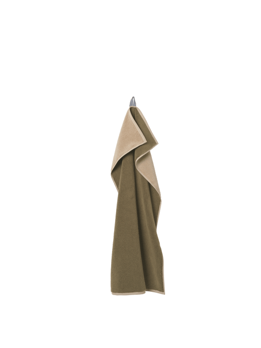 Ferm Living Ekko Handduk Olive/Kashmir