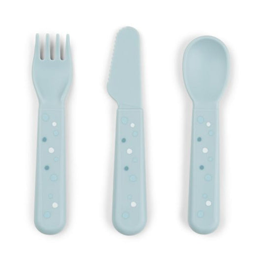 Done by Deer Foodie Bestickset Happy Dots Blue