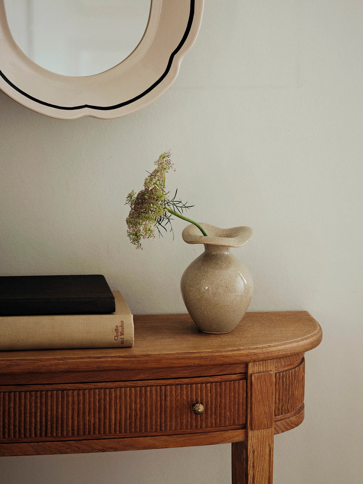Broste Copenhagen Florentina Vas Beige XS