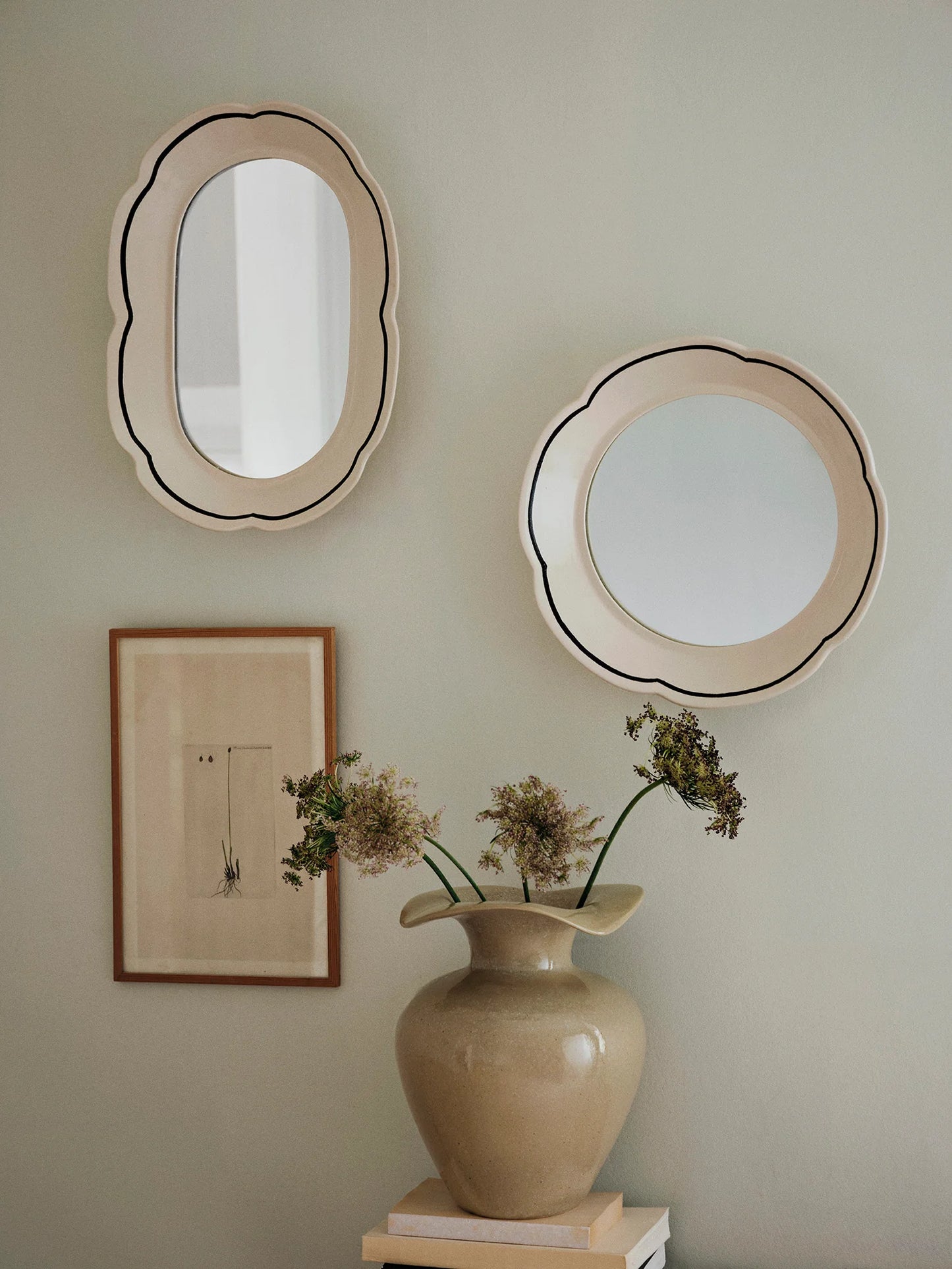 Broste Copenhagen Florentina Vas Beige M
