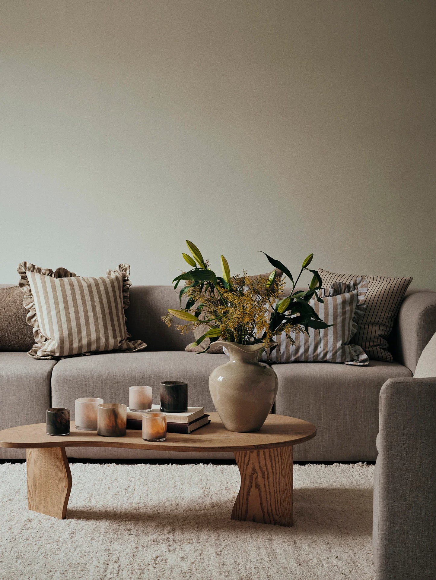 Broste Copenhagen Florentina Vas Beige M