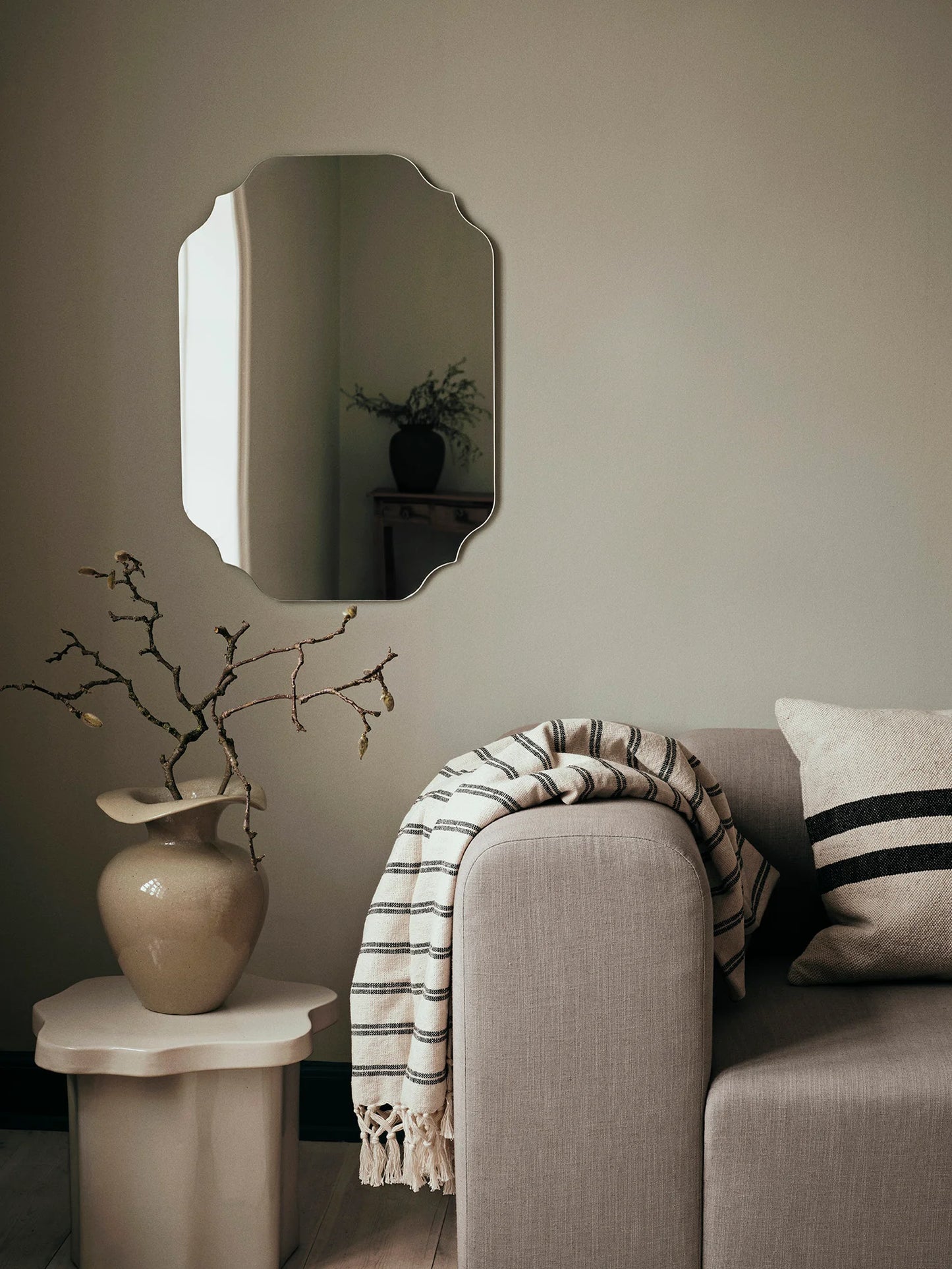 Broste Copenhagen Florentina Vas Beige M