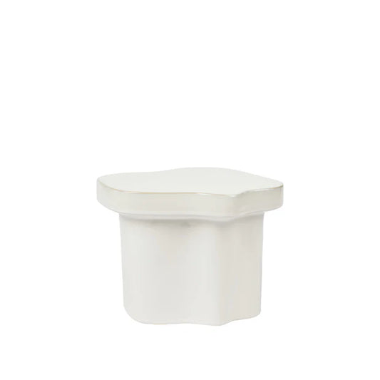 Broste Sonja Pedestal Off-white 24x18x18cm
