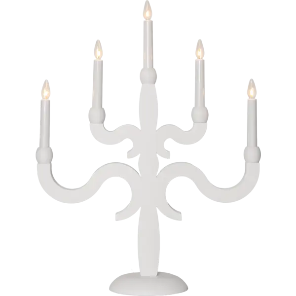 Ljusstake Canna Vit