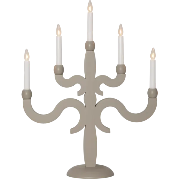 Ljusstake Canna Beige