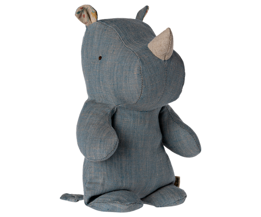 Maileg Safari friends, Small Rhino -Blue/sand