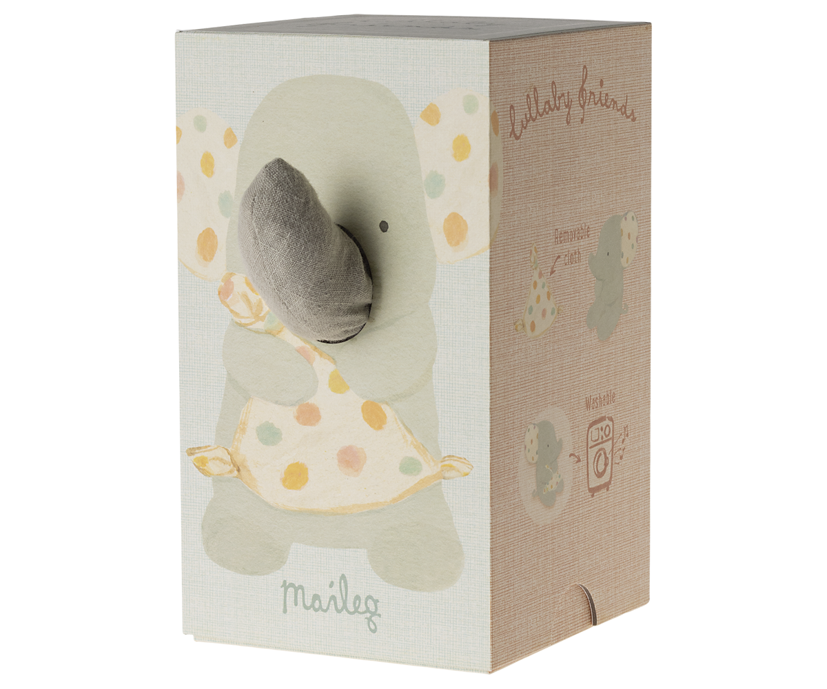 Maileg Lullaby Friends, Elephant -Iron Grey