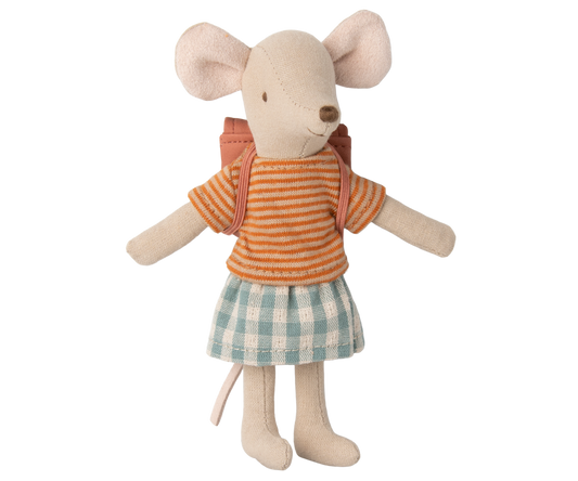 Maileg Tricycle Mouse Big Sister Old Rose