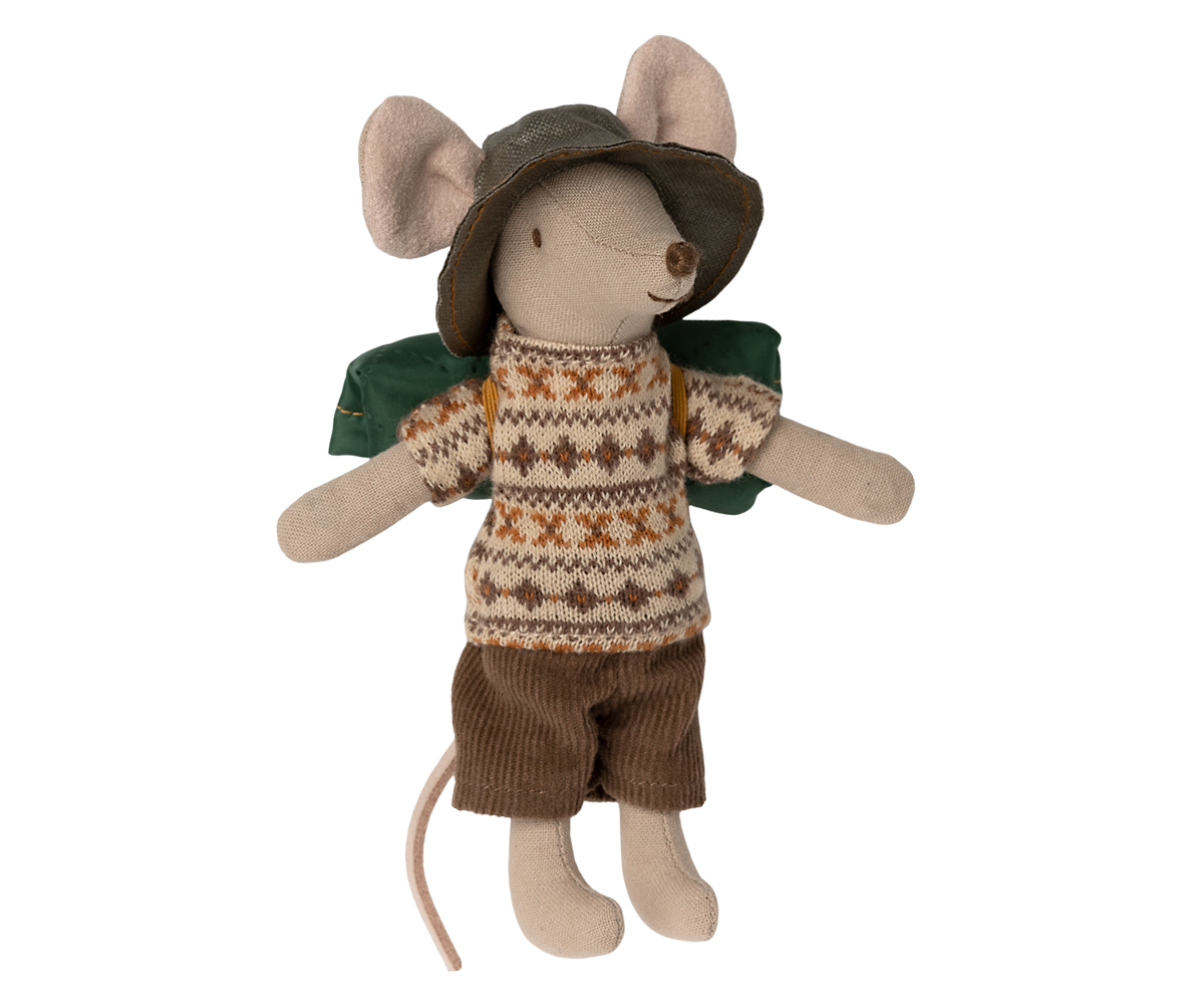 Maileg Hiker Mouse Big Brother