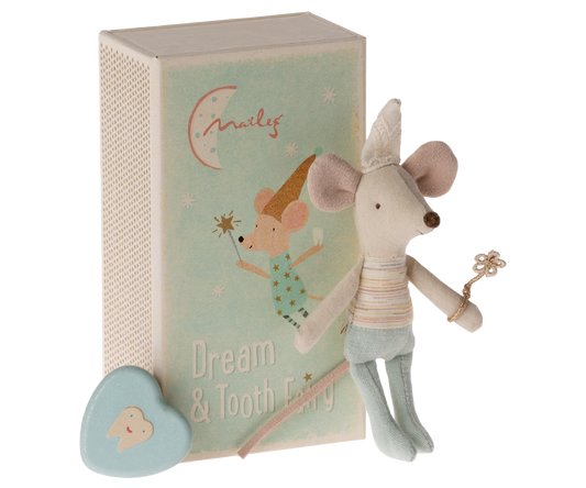 Maileg Tooth Fairy, Little Brother in a matchbox