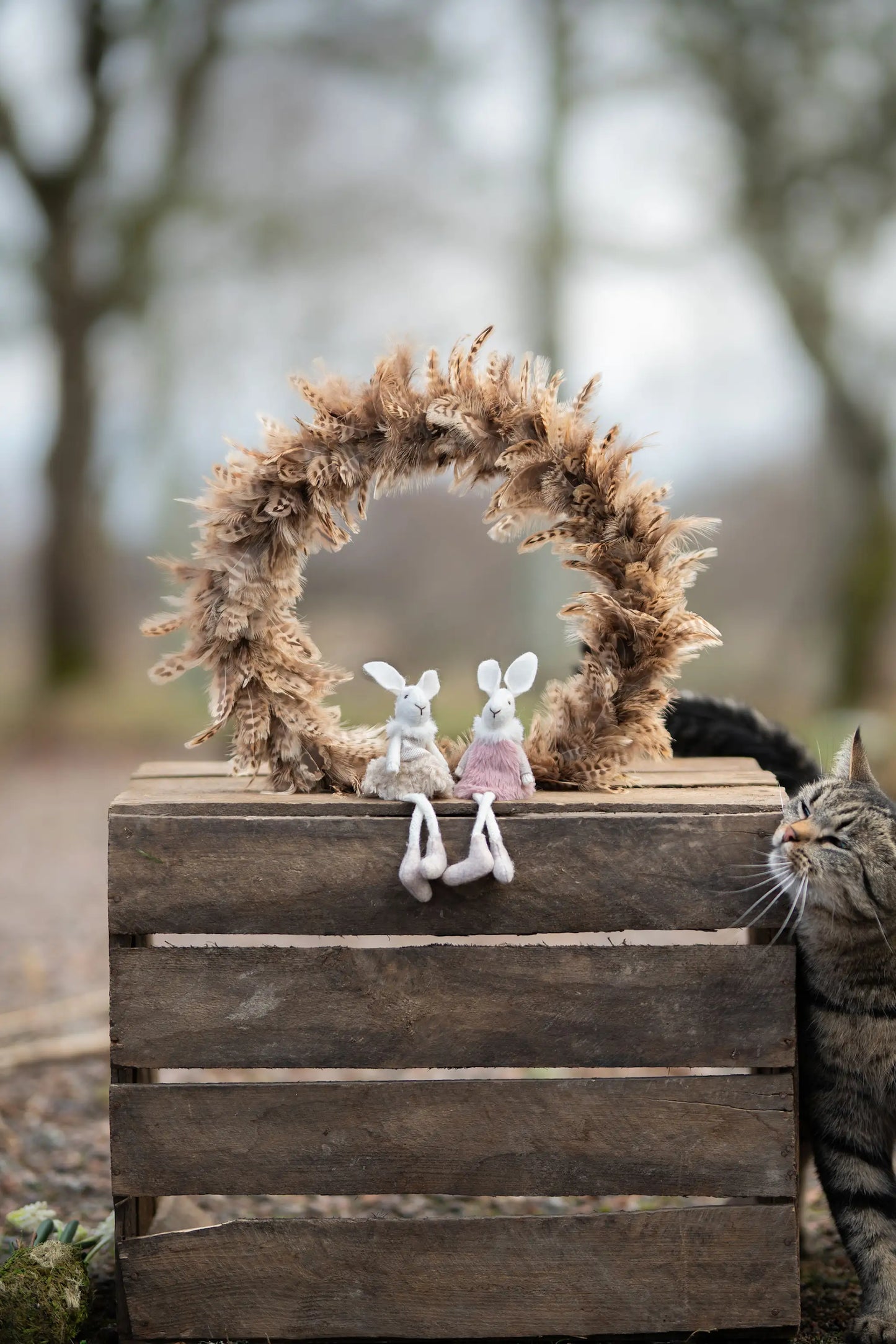 Alot Sittande Kanin dekoration