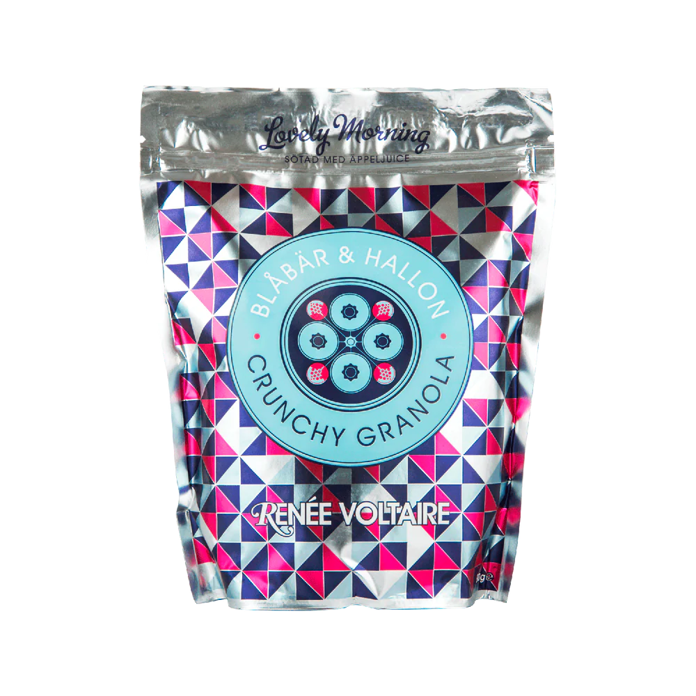 Renée Voltaire Crunchy Granola - Hallon & Blåbär 500g