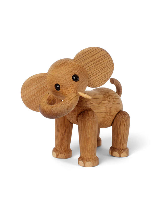 Spring Copenhagen Ollie Elefant trädekoration 15cm EK/lönn