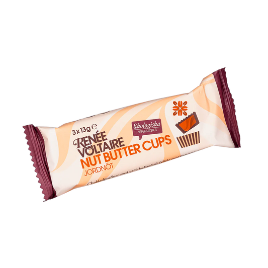 Renée Voltaire Nut Butter Cups -Jordnöt 39g Eko
