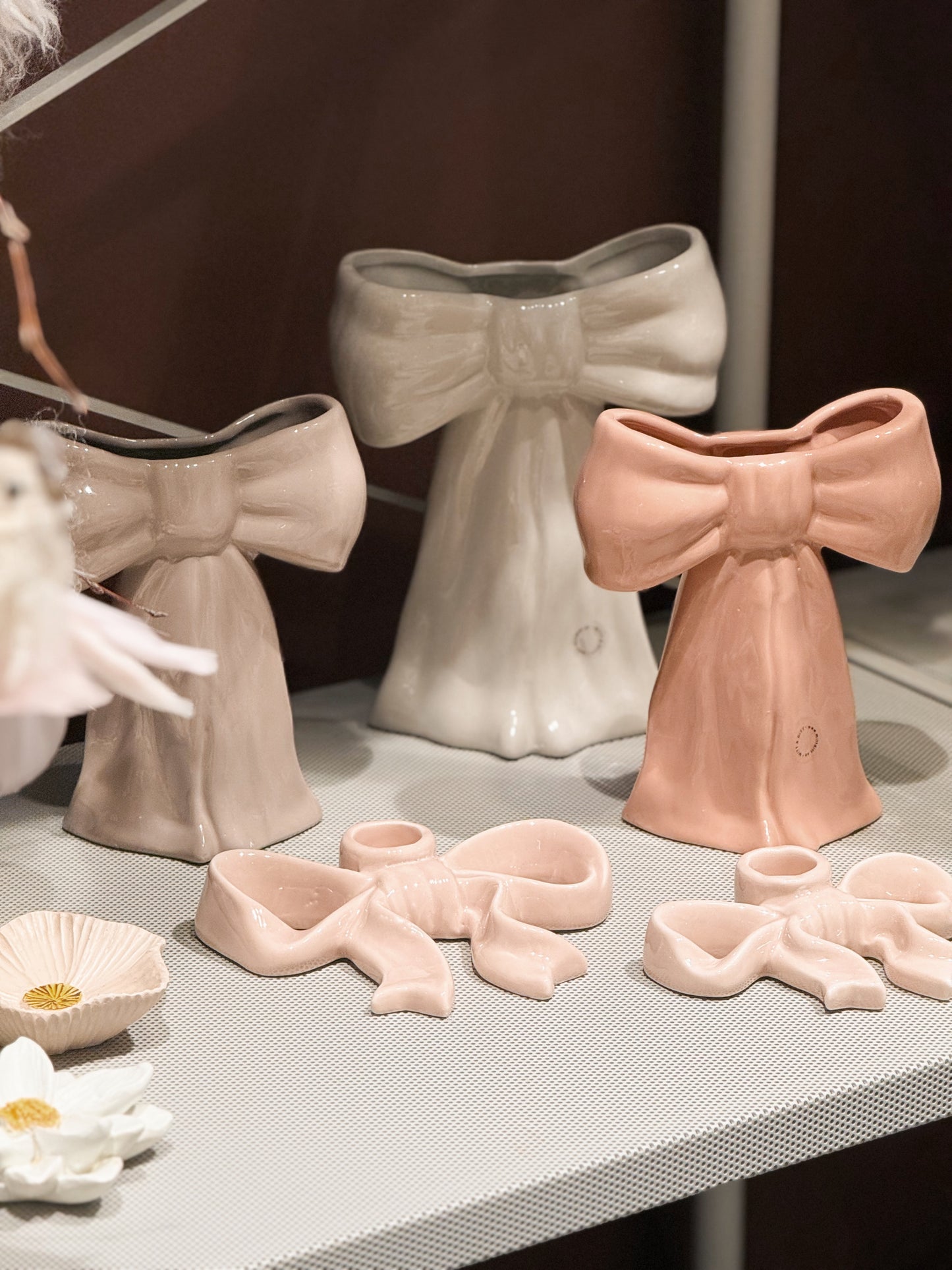 Mitt & Ditt Fenja Rosett Ljusstake Rosa S