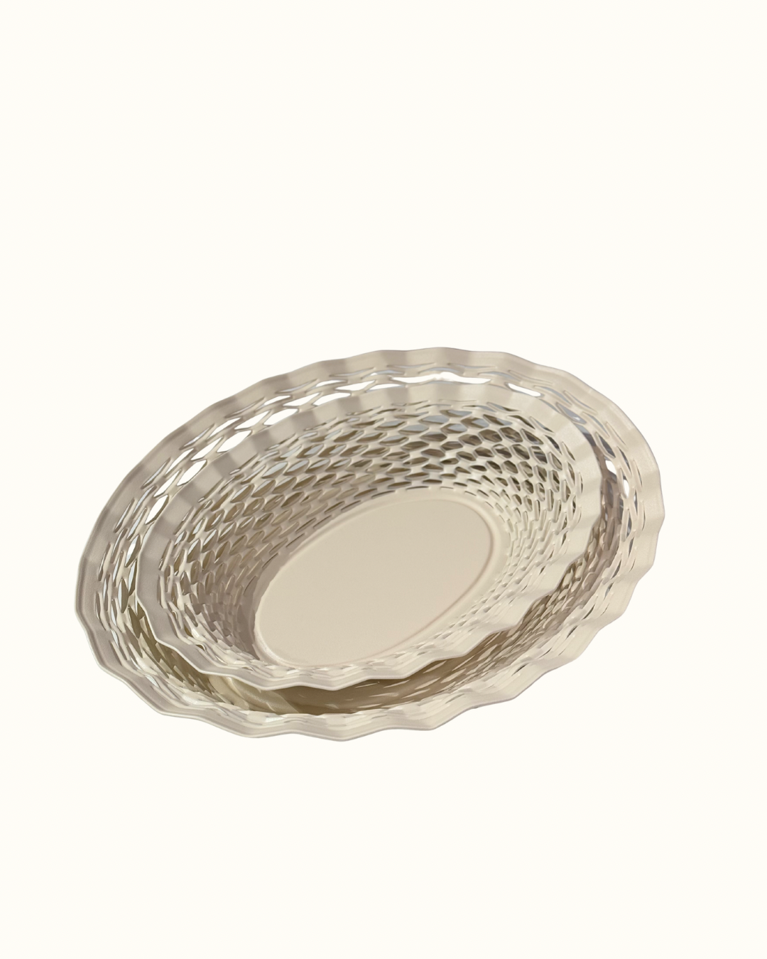 Roger Orfevre Brödkorg Liten Creme